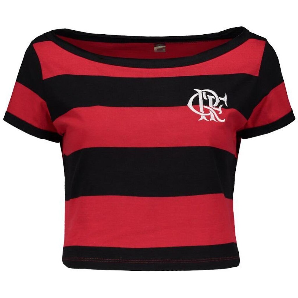 Blusa Cropped Flamengo Vibe Feminino