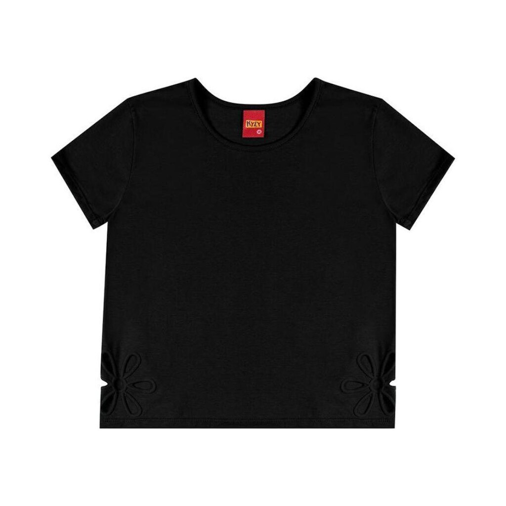 Blusa cropped infantil menina Kyly Ref 1001427