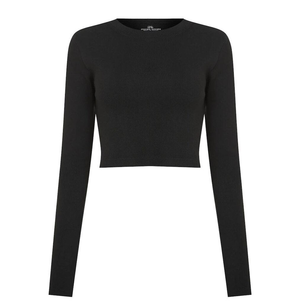 Blusa Cropped John John Adri Manga Longa