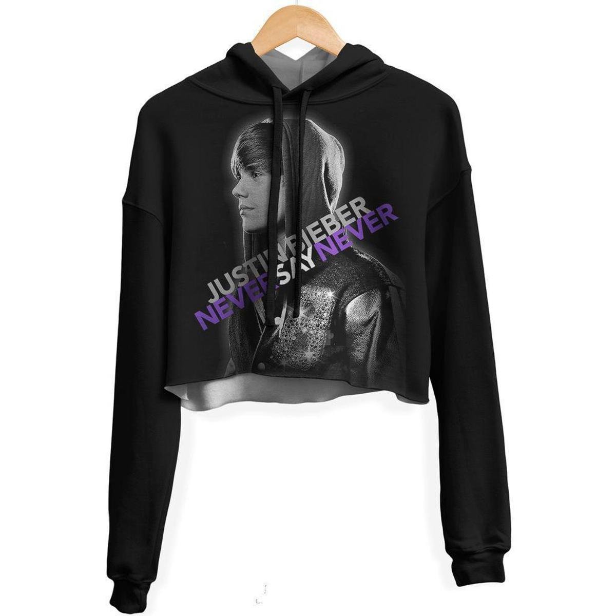 justin bieber black moletom com capuz