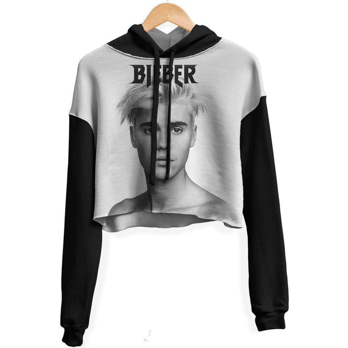 justin bieber black moletom com capuz