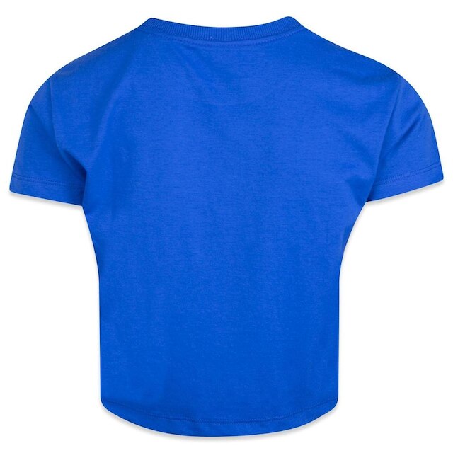 Blusa Cropped New Era College Neykni Manga Curta Feminino