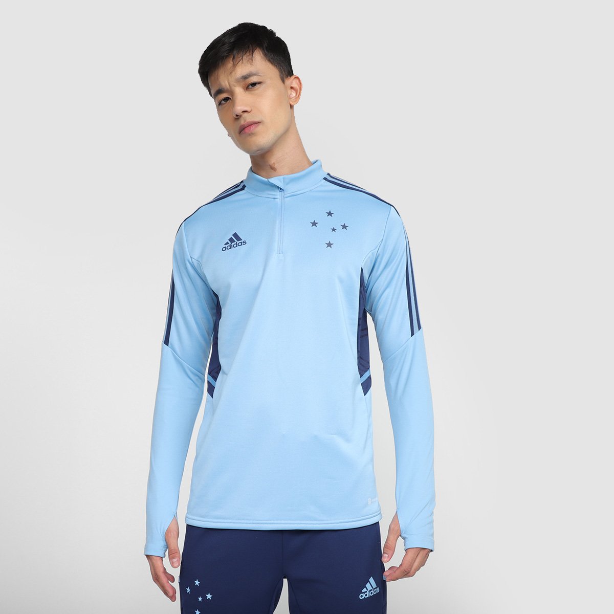 Adidas Camisa Frio Blusa Cruzeiro Treino 22/23 Atleta Adidas