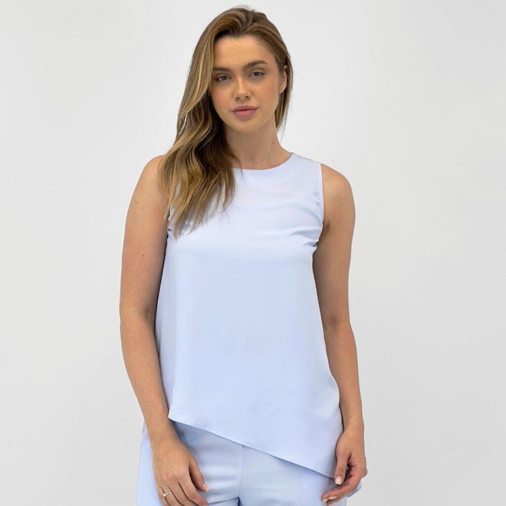 Blusa Danque Regata Assimétrica Feminina