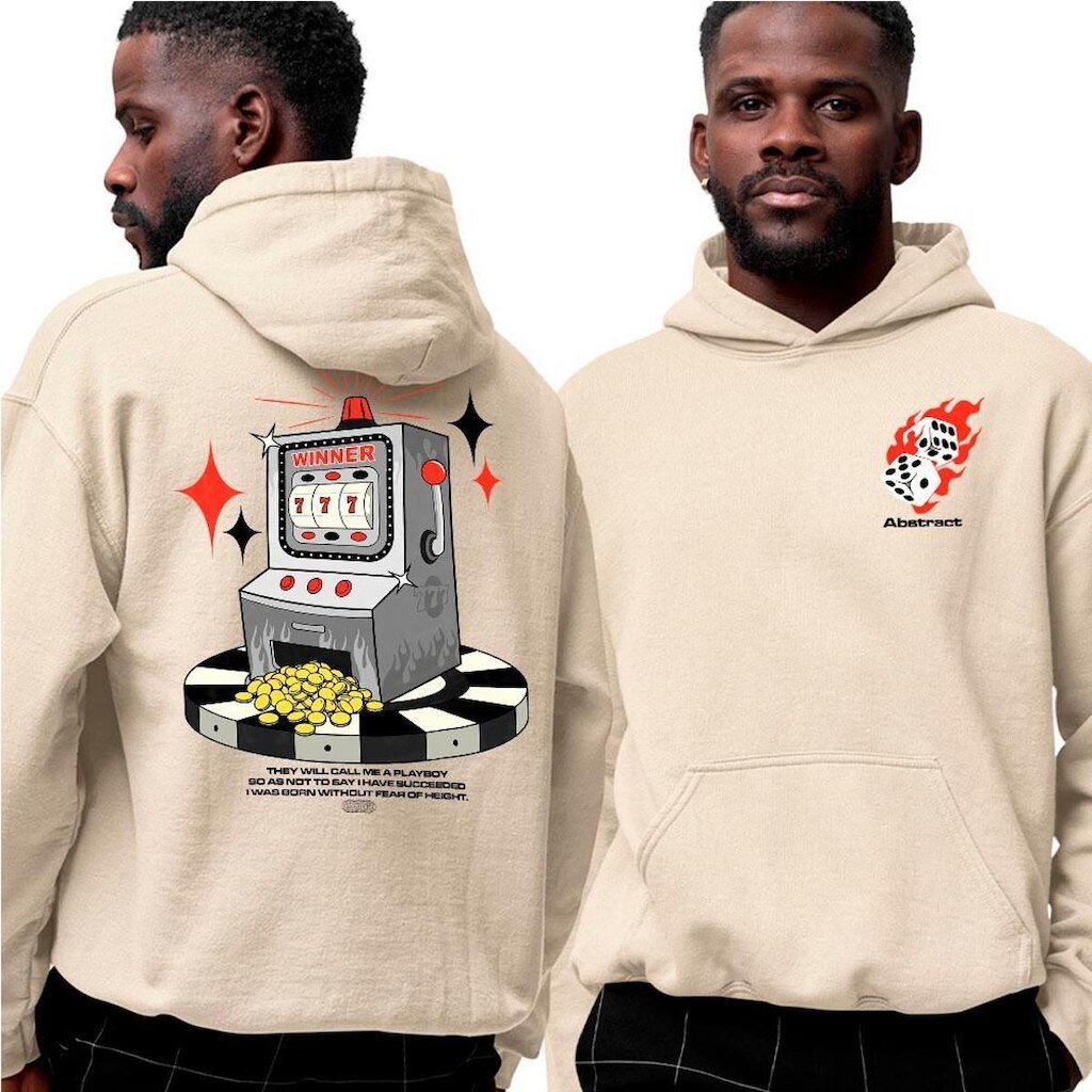 Blusa De Frio Moletom‎ Abstract Game They Will Playboy
