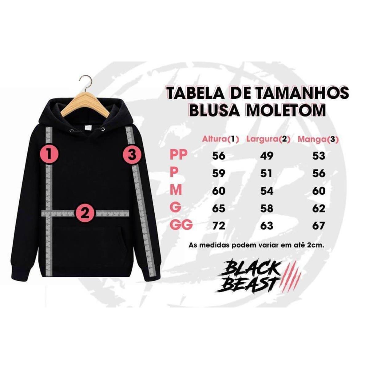 beast moletom com capuzs