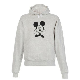 Blusa De Frio Moletom Mickey Infantil Juvenil Cinza