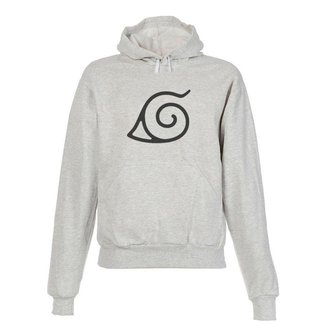 Blusa De Frio Moletom Naruto Infantil Juvenil Cinza