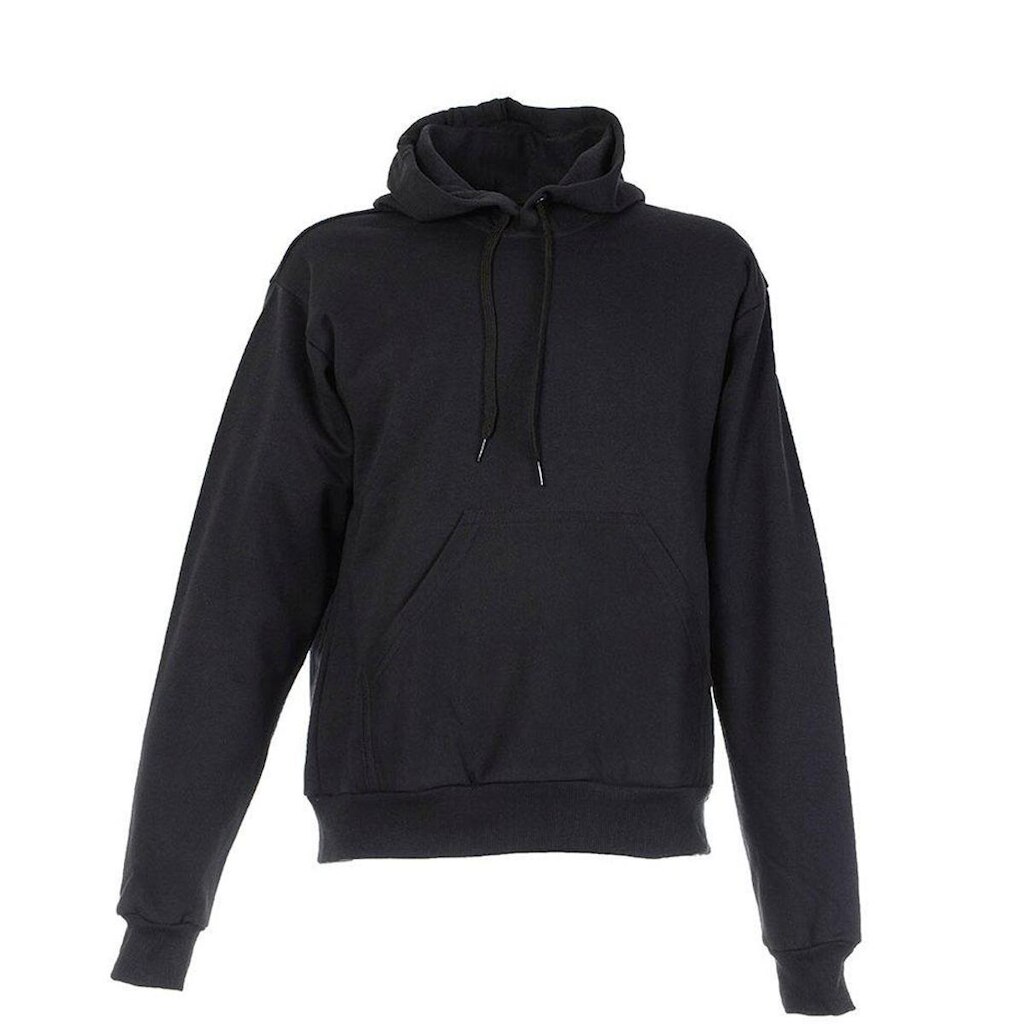 Blusa De Frio Moletom Plus Size Peluciada Preta