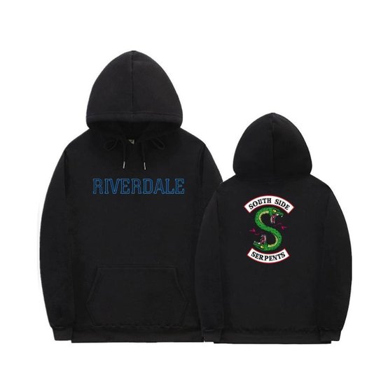 Blusa de Frio Riverdale Serpents Serie Casaco Moleton Canguru