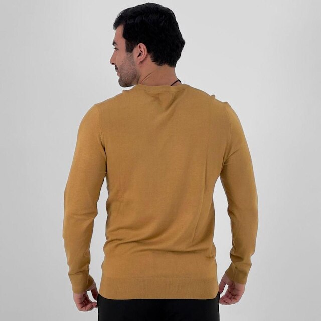 Blusa de Lã Dixie Básica Gola V Masculina