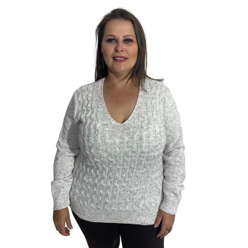 BLUSA DE LÃ PLUS SIZE DARLUAM FEMININO