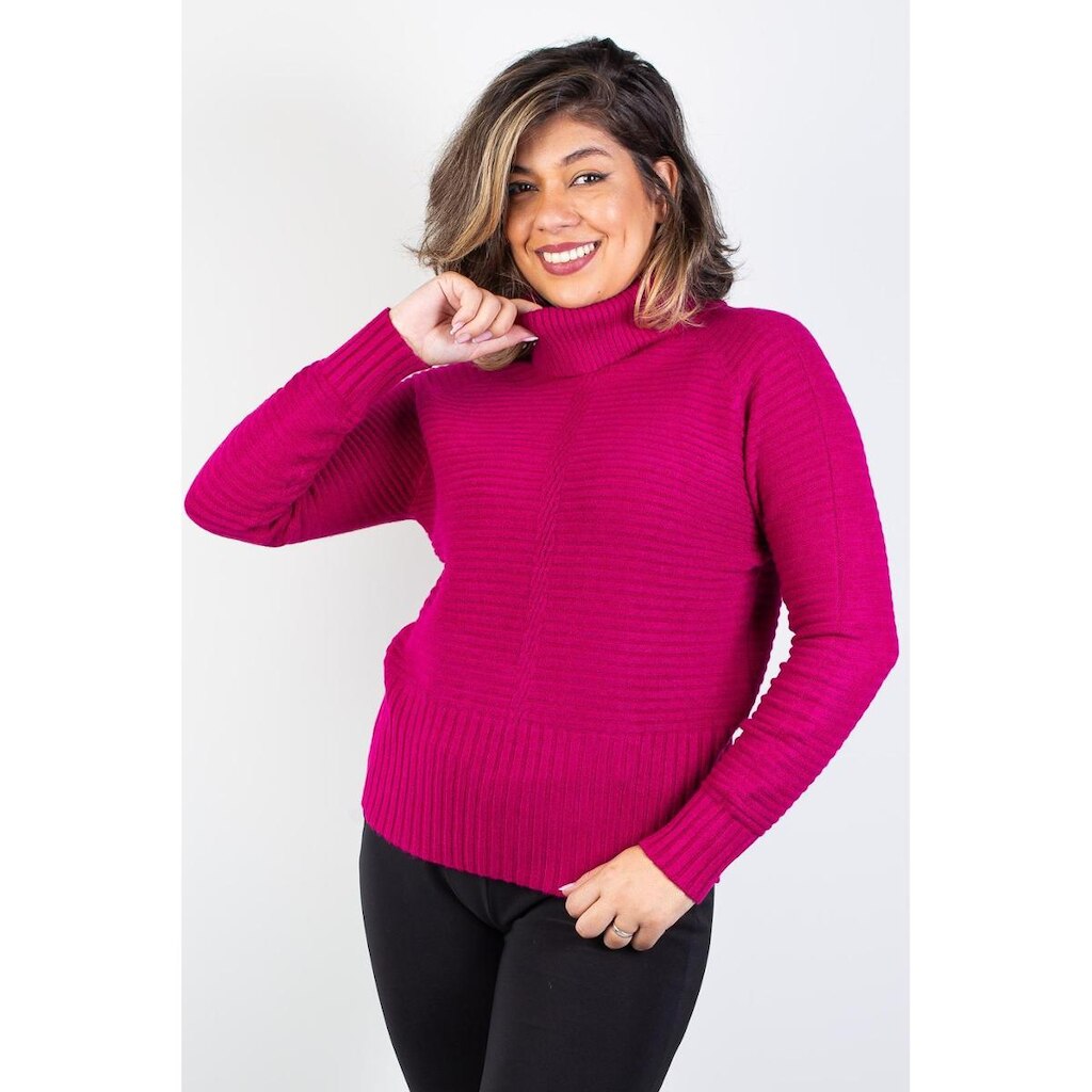 Blusa de malha gola ampla 81137