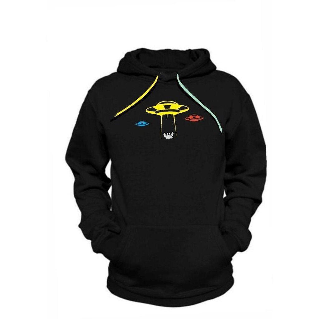Blusa De Moletom Bolso Canguru Fechada Com Capuz Nave