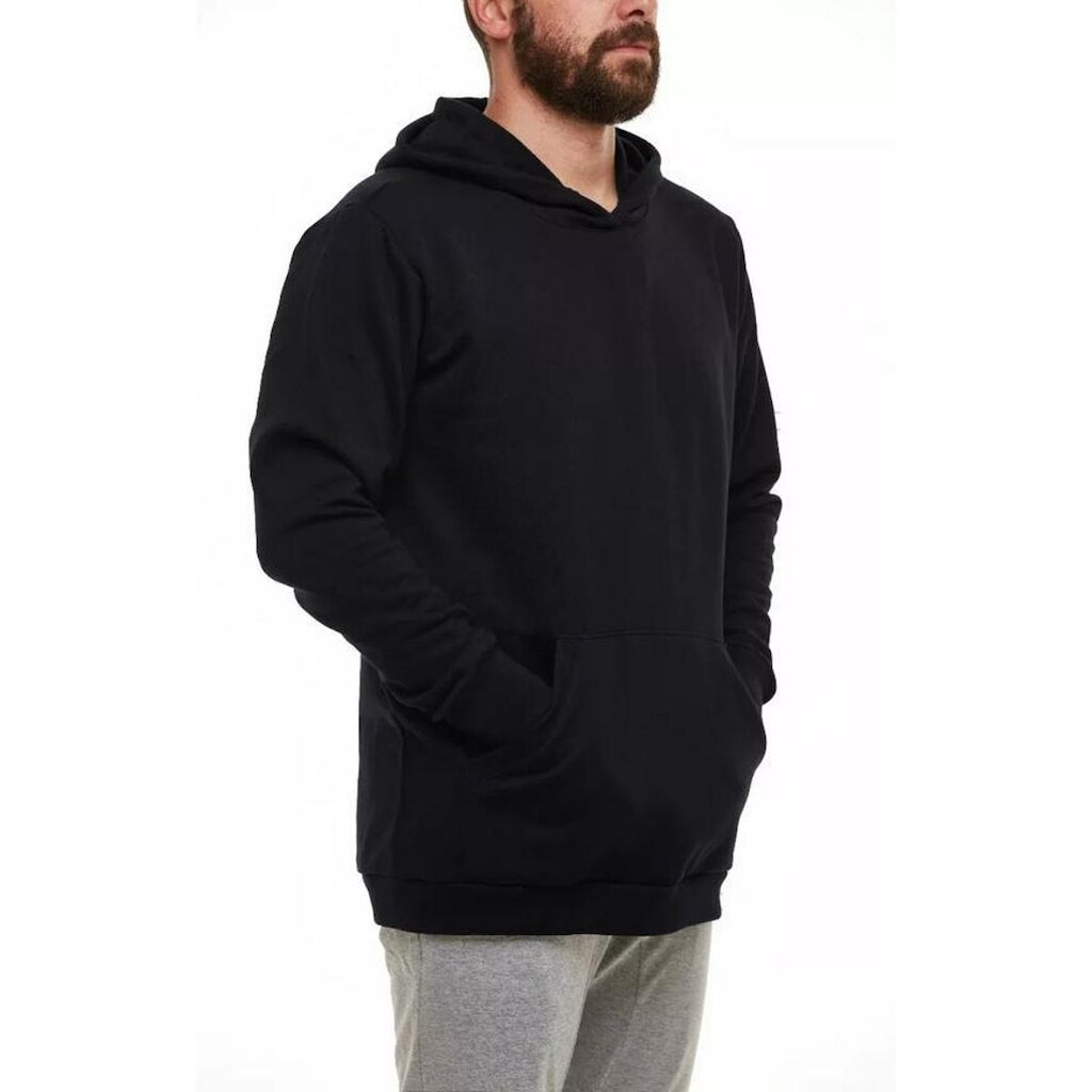 Blusa de Moletom Canguru High Quality-PRETO-PP