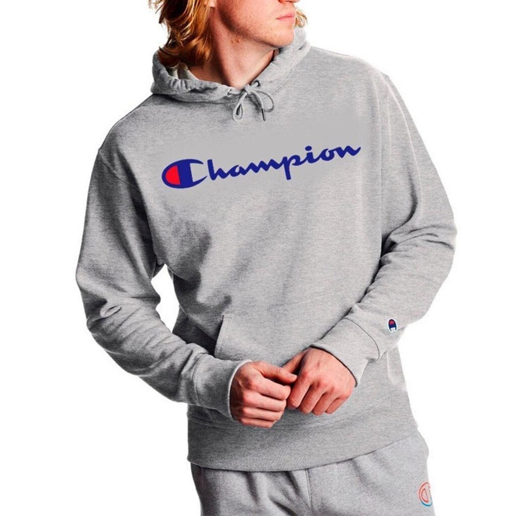 Blusa De Moletom Champion Script Com Capuz