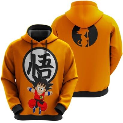 Blusa De Moletom Dragon Ball Goku Criança Estampado Netshoes