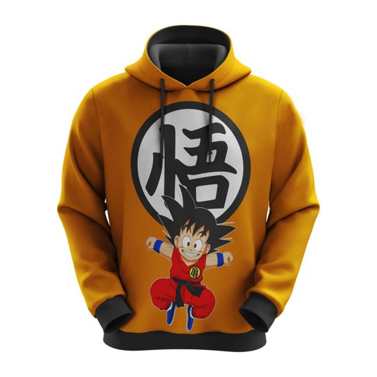 Blusa De Moletom Dragon Ball Goku Criança Estampado Netshoes