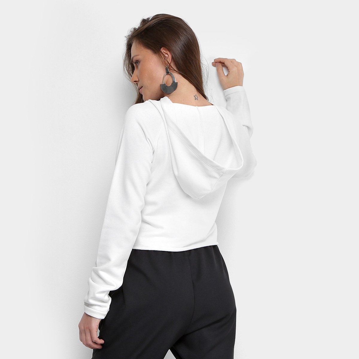 jacquemus moletom com capuz black