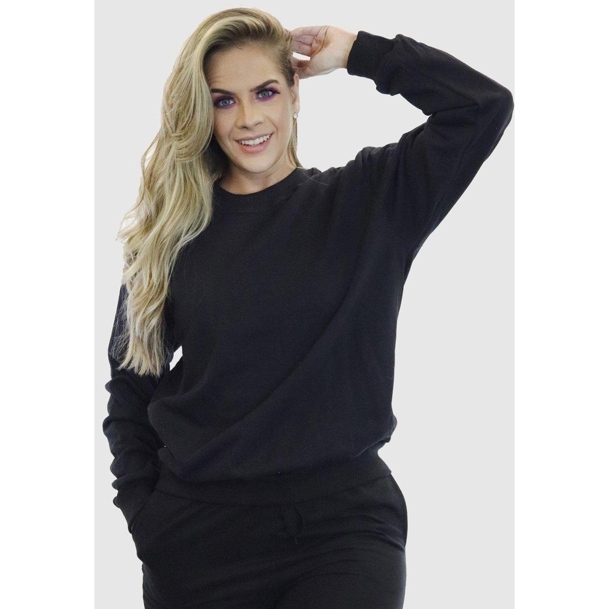 Zíper Moletom Feminino Sem Capuz Moletom Feminino Sem Capuz Careca