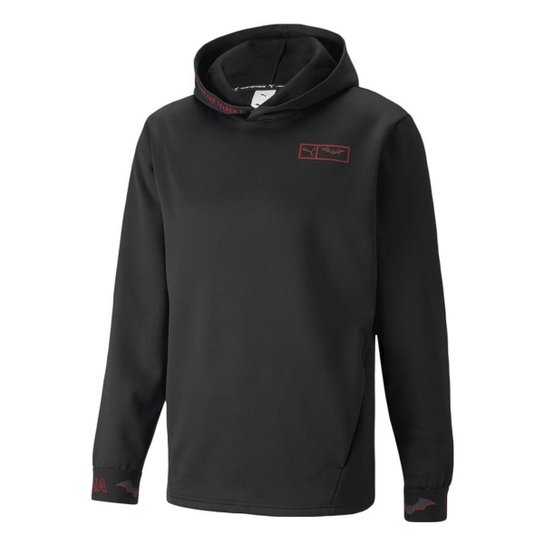 BLUSA DE MOLETOM PUMA X BATMAN MASCULINA Preto Netshoes