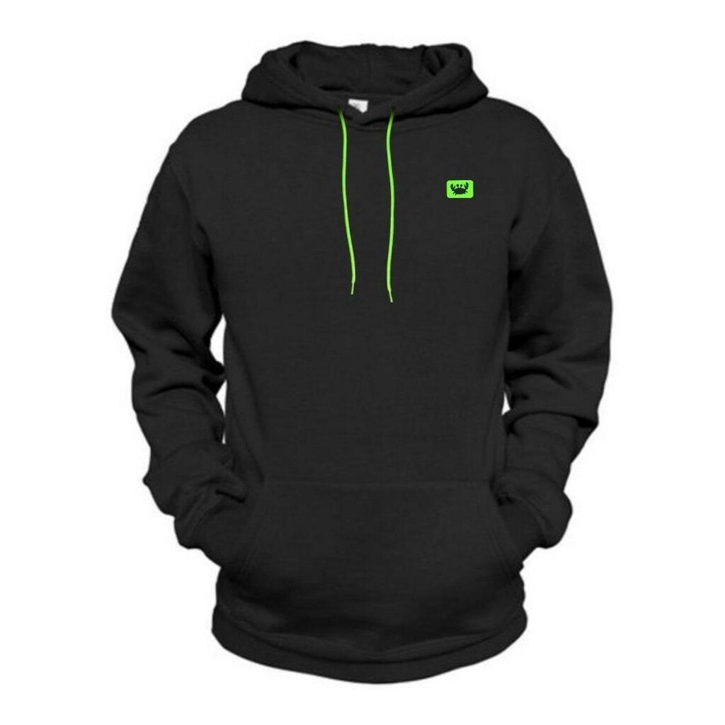 Blusa de Moletom Relaxado Canguru Fechado Com Capuz Casaco De Frio
