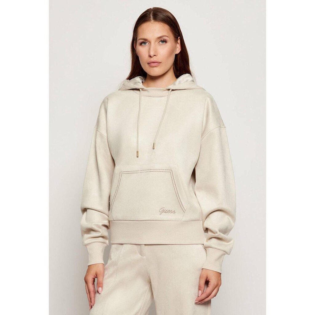 Blusa de Moletom Suede Eco Bege