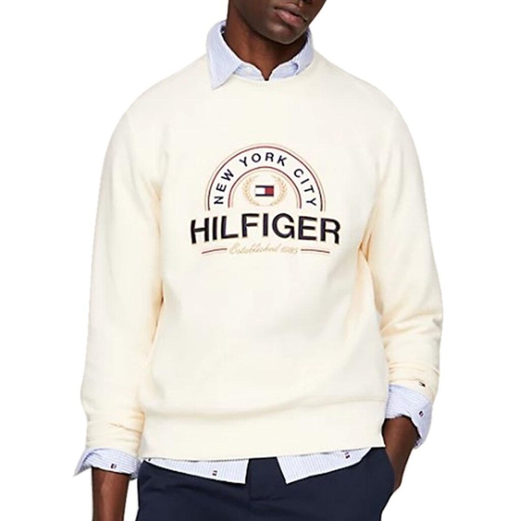 Blusa de Moletom Tommy Hilfiger Logo Bordado