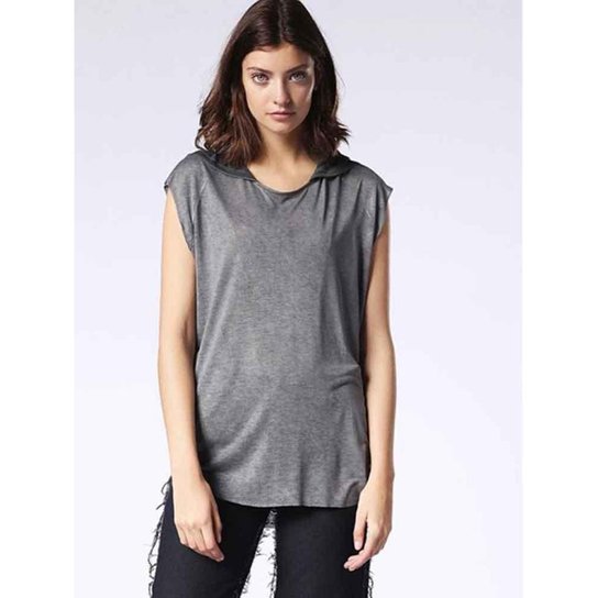 Blusa Diesel T-Drop-A Feminina - Preto