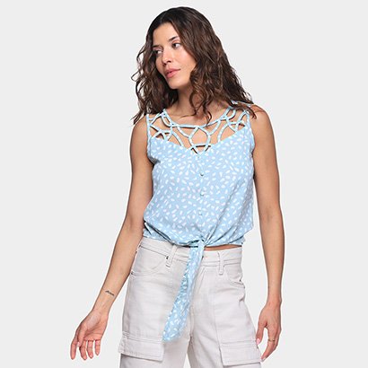 Blusa Eagle Rock Animal Print Snake Feminina - Feminino