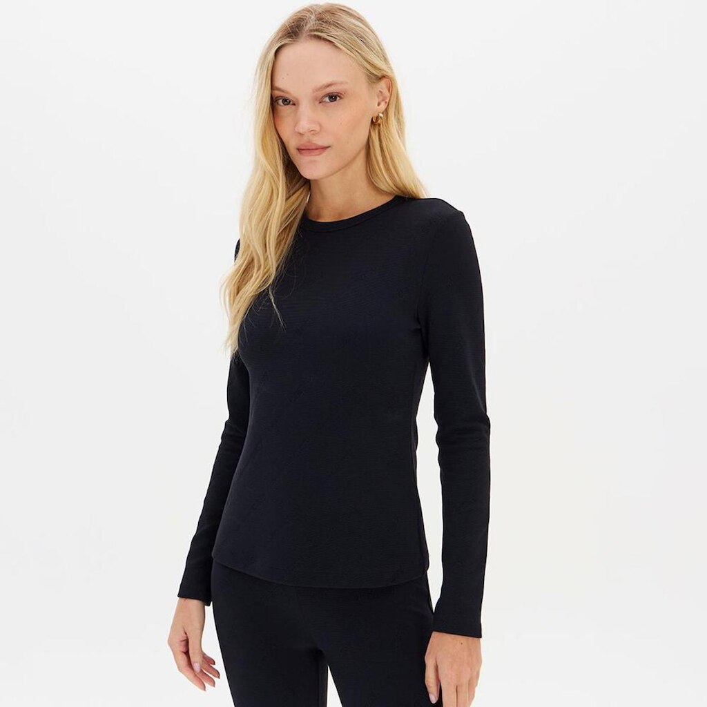 Blusa Easy Lança Perfume Justa Jacquard Feminino
