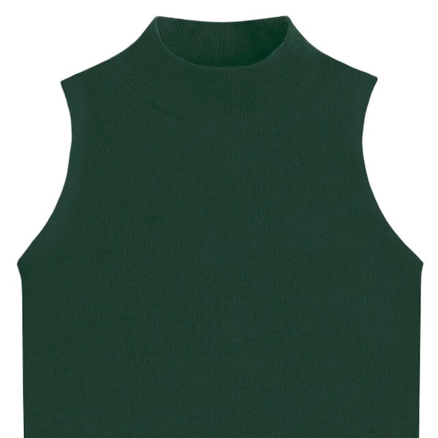 Blusa Ellus Cotton Rib Basic Sleeveless