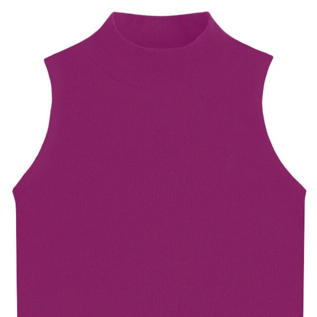 Blusa Ellus Cotton Rib Basic Sleeveless