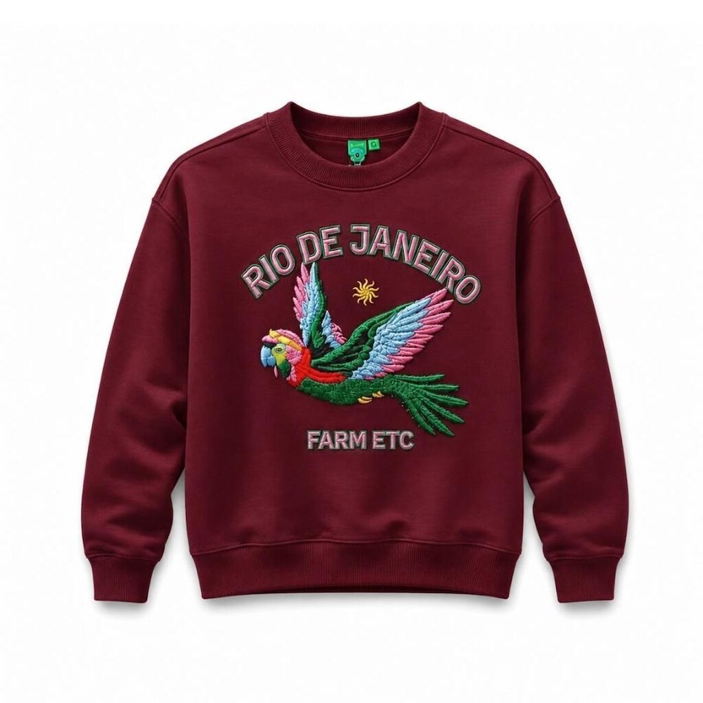 BLUSA FARM MOLETOM FEMININA AVIACAO ARARA 364094