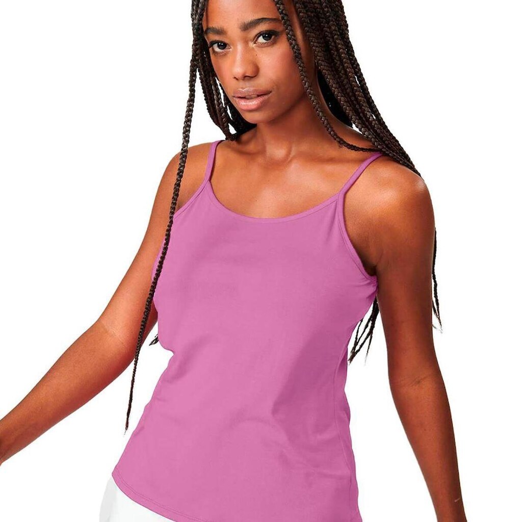 Blusa Feminina Alça Básica Viscolycra