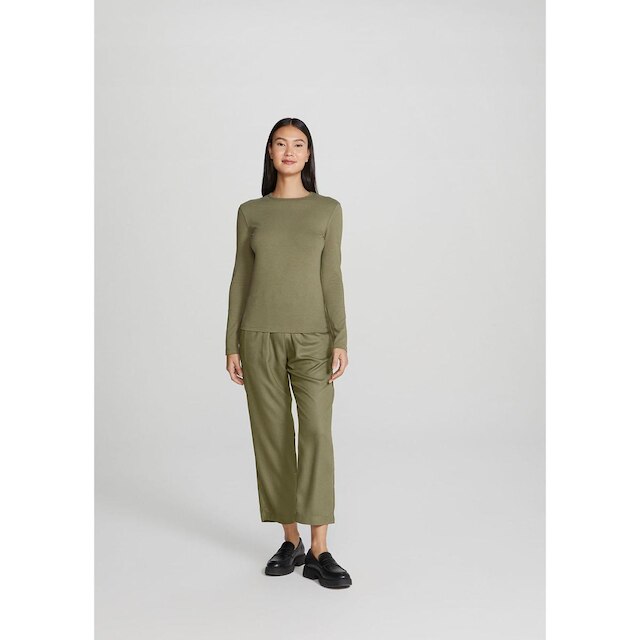 Blusa Feminina Básica Slim Manga Longa 02QY Hering