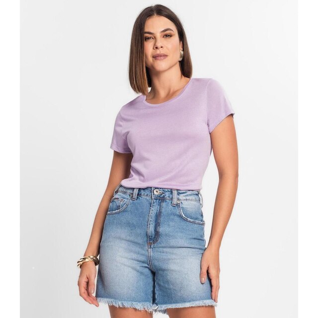 Blusa Feminina Básica Visco Tricot Rovitex