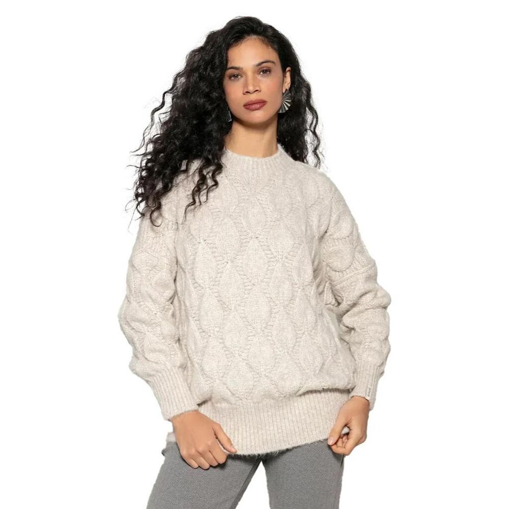 Blusa Feminina Biamar Alongada Bege Claro