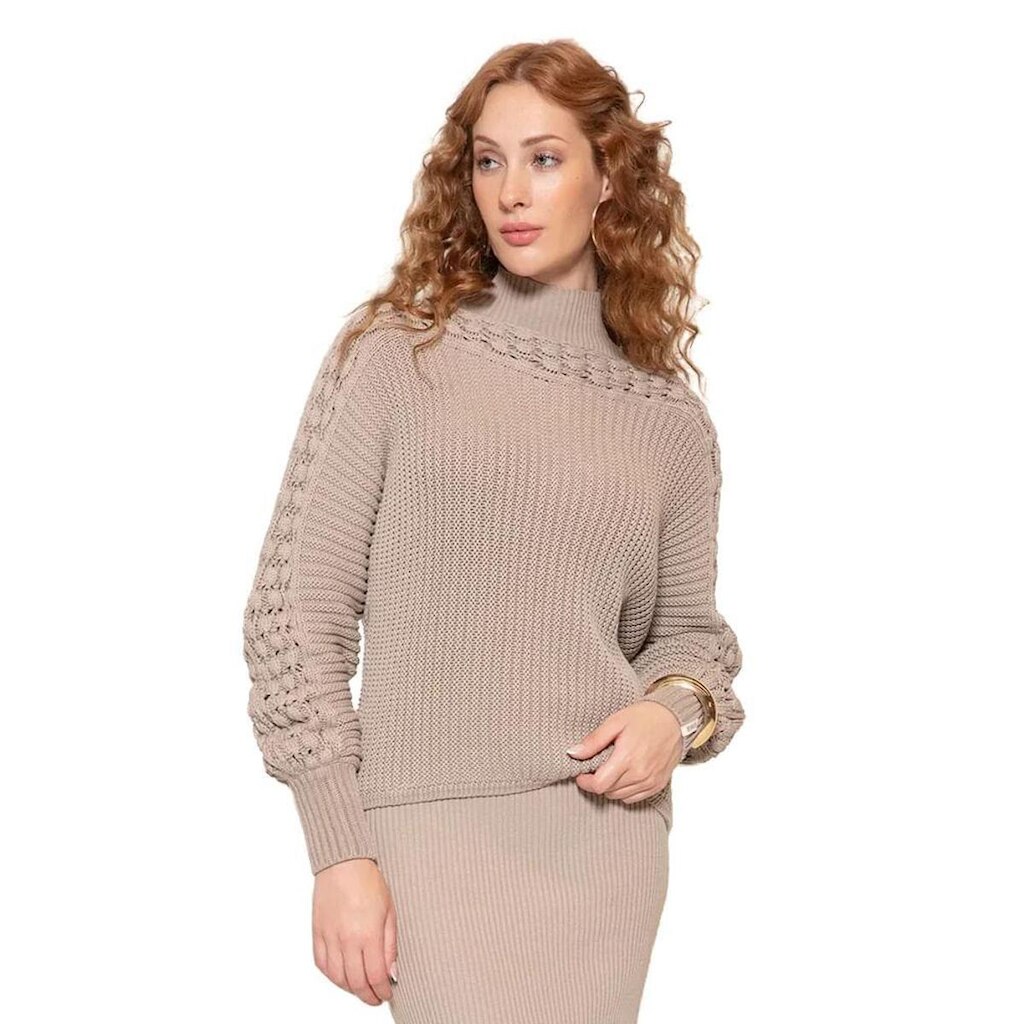 Blusa Feminina Biamar Ponto Pipoca Roxo