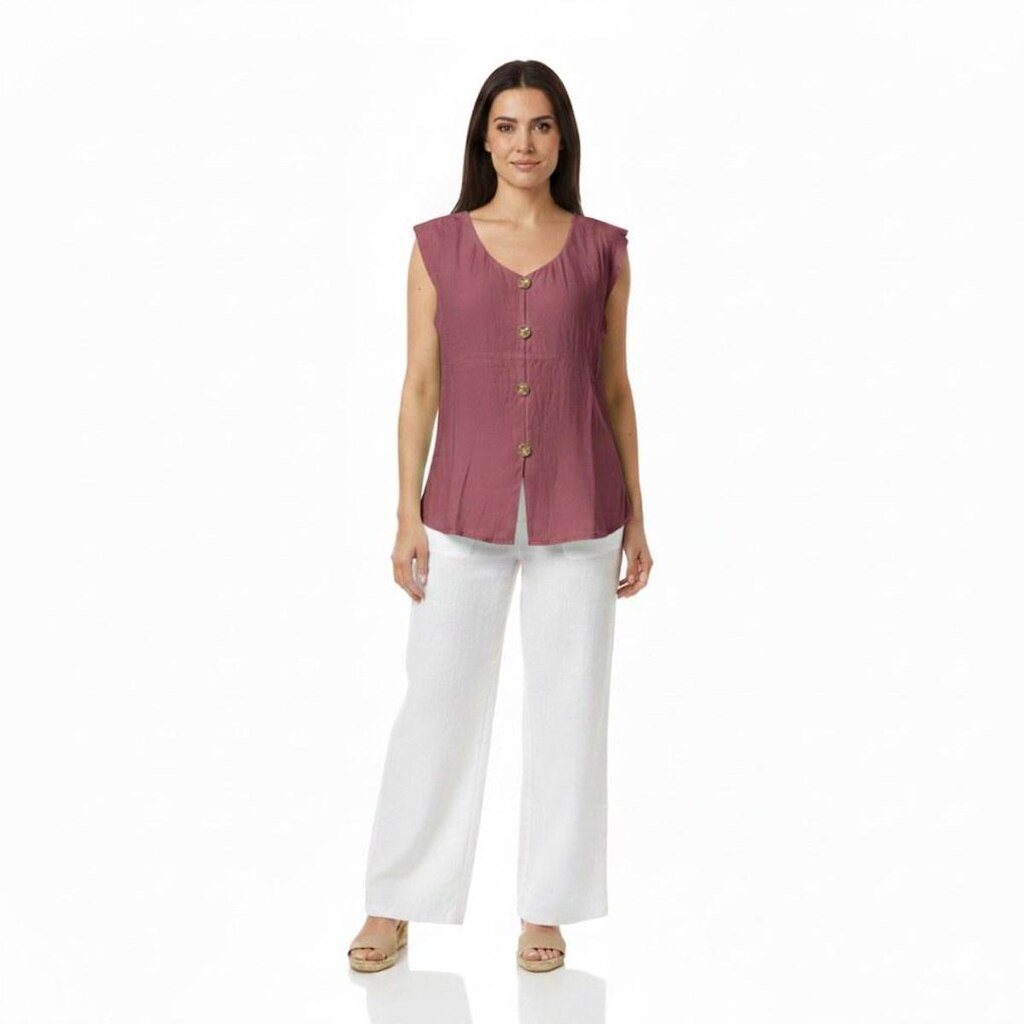 Blusa Feminina com Botão