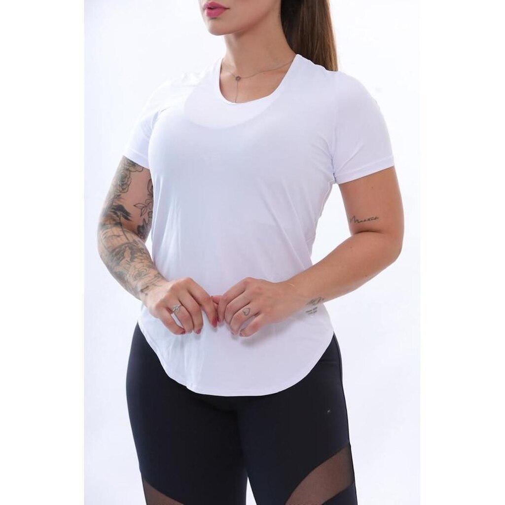 Blusa Feminina Comprida De Academia Tapa Bumbum