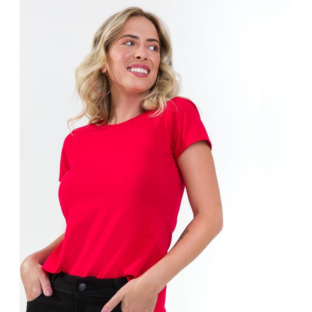Blusa Feminina Cotton Leve Básica Rovitex