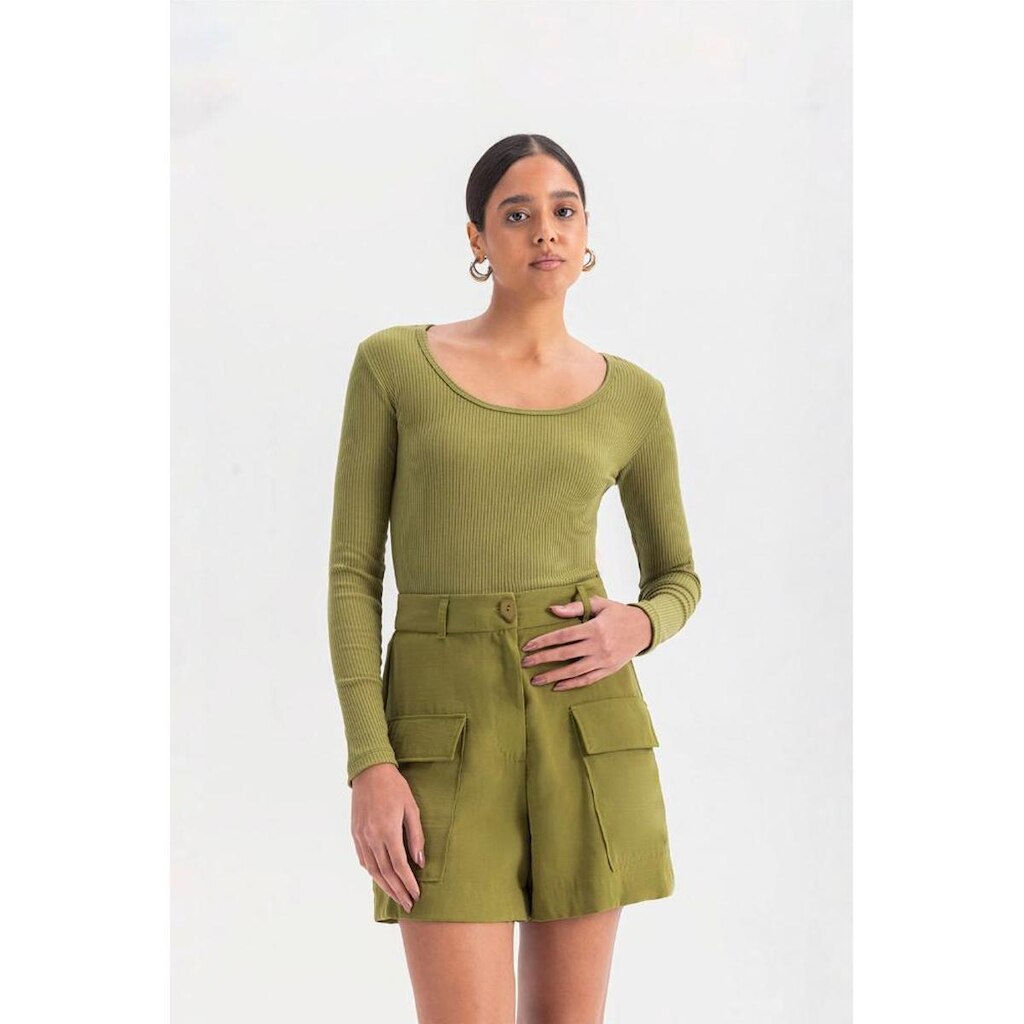 Blusa Feminina Decote Quadrado Essendi