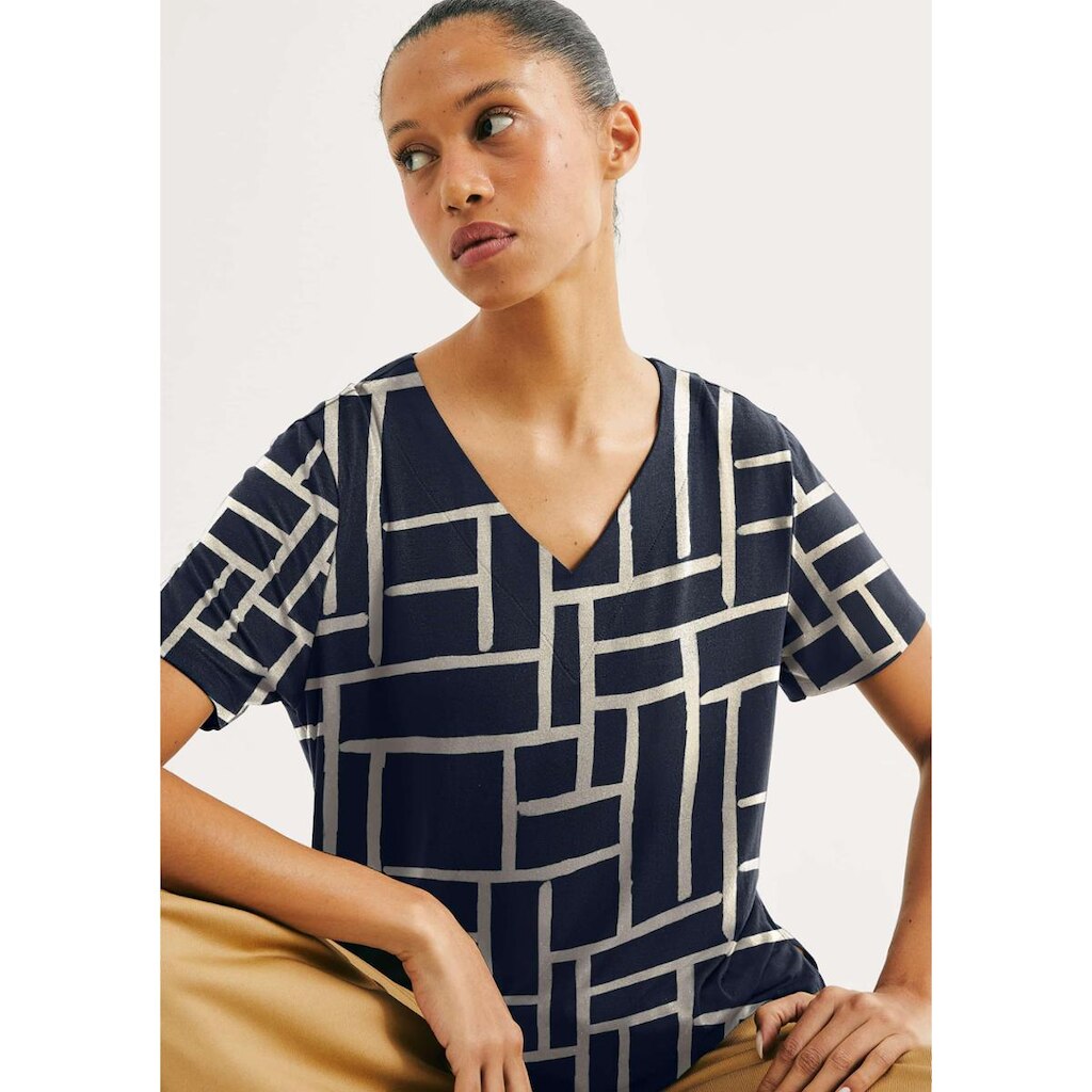 Blusa Feminina Em Viscose Estampada