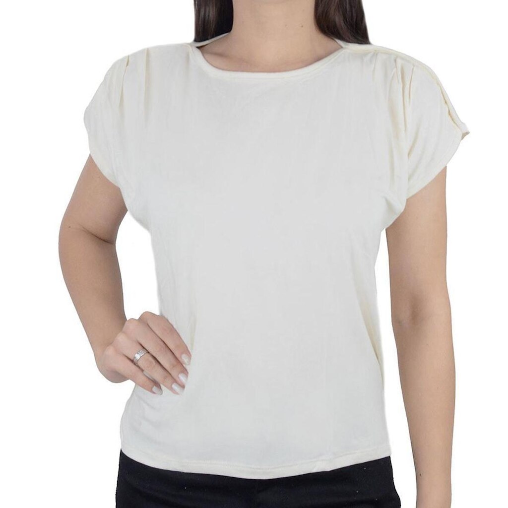 Blusa Feminina Giraffe Viscose Off White - 62378