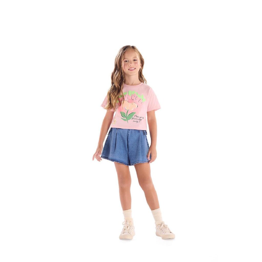 Blusa Feminina Infantil Algodão Quimby