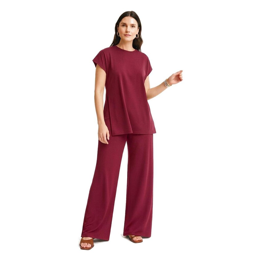 Blusa Feminina Lunender Com Aberturas Laterais 00613