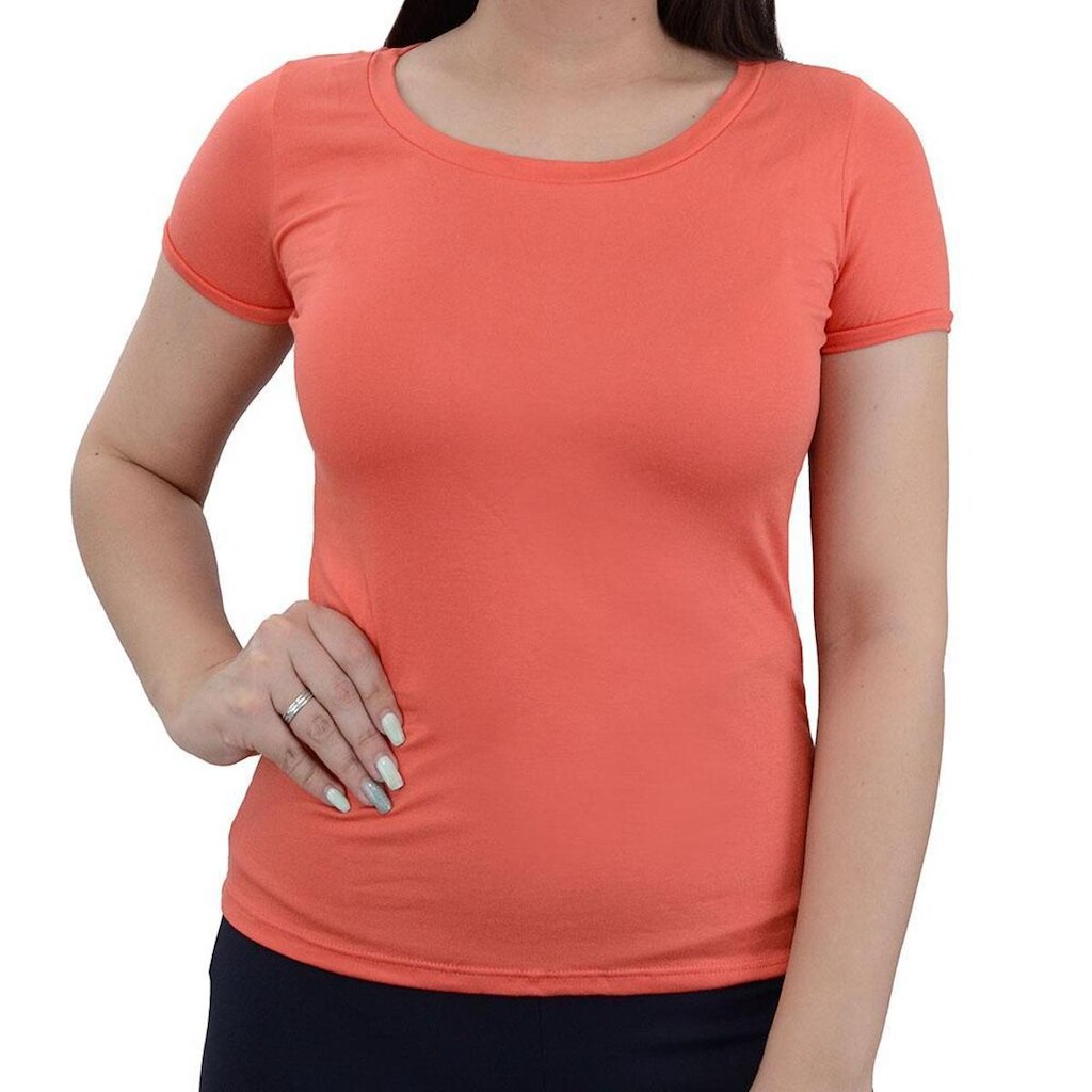 Blusa Feminina Lunender Viscose Laranja - 0036