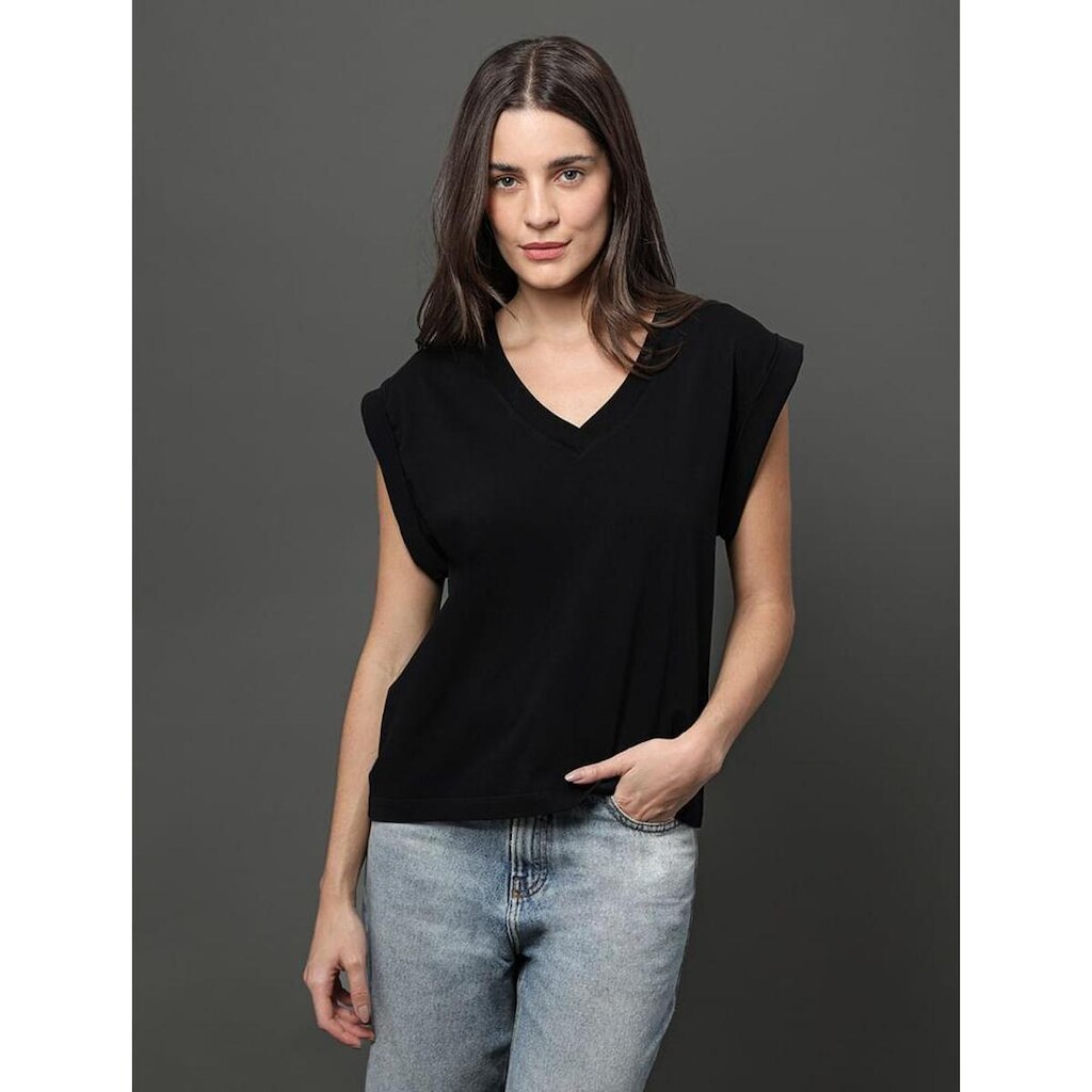 Blusa Feminina Malha Rugby Calvin Klein Jeans -