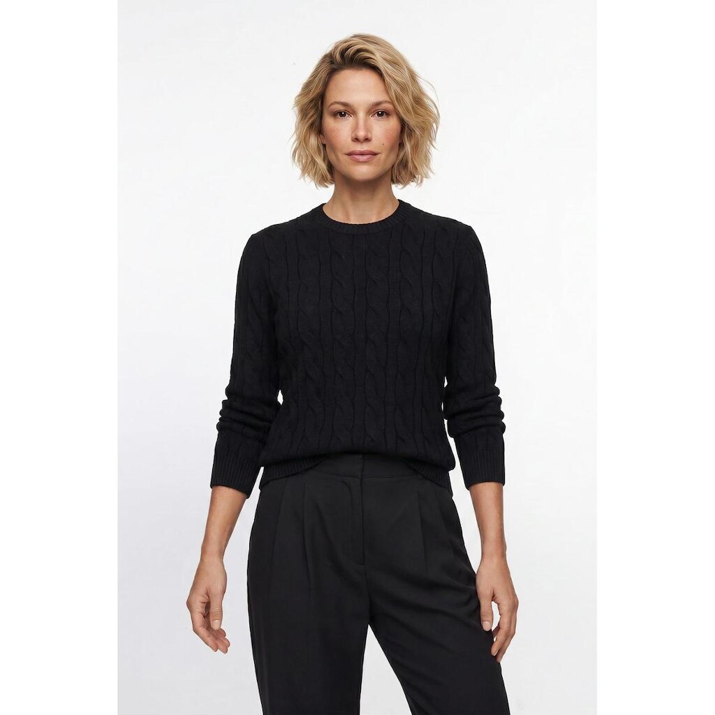 Blusa feminina malha tricot modal trançada 61909